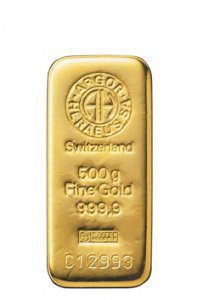 Lingotto oro 500g Lingotto oro 500g
