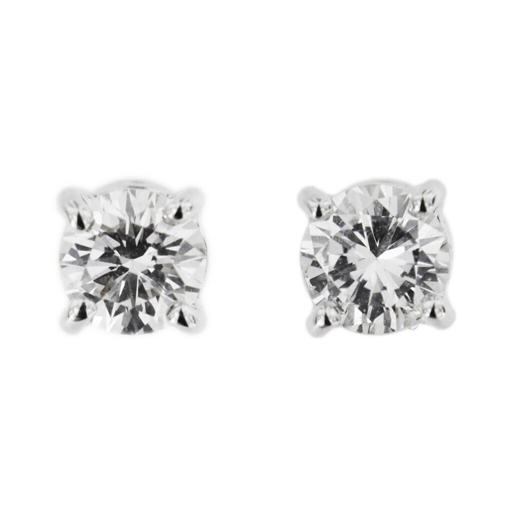 Stud earrings with diamonds 0.42 ct