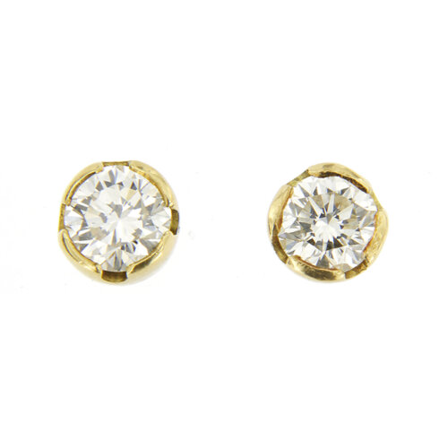 Stud earrings with diamonds 0.66 ct