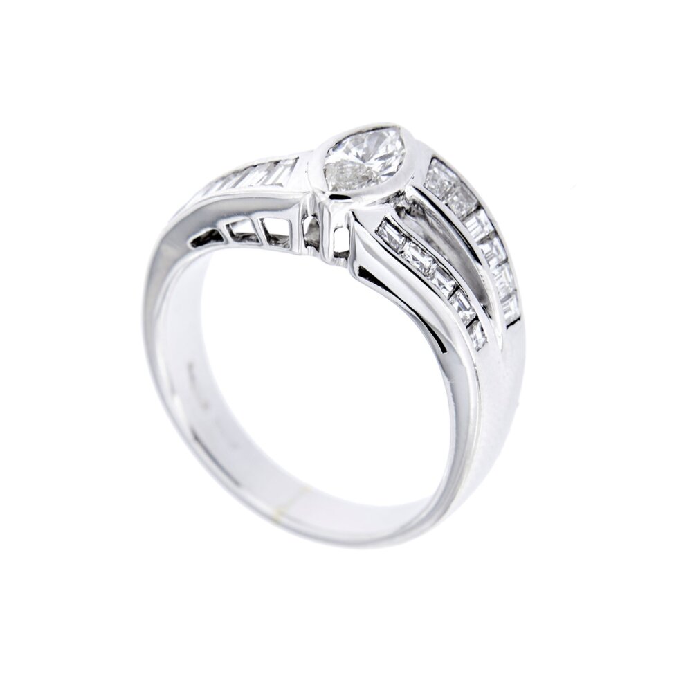 anello oro bianco con diamanti 3