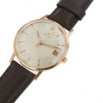 zoom dettaglio quadrante di orologio Zenith in oro rosa