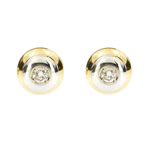 Stud earrings with diamonds 0.36 ct