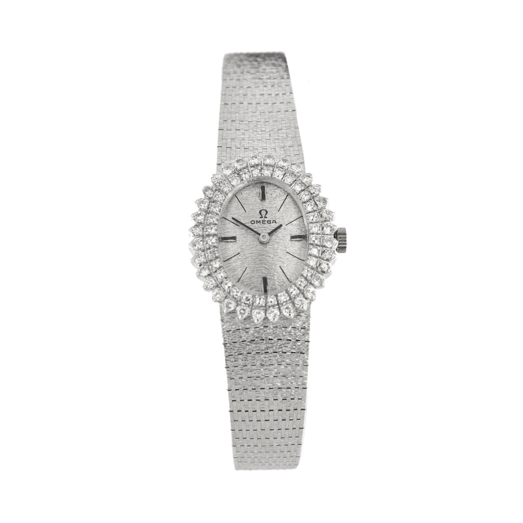 Watch in white gold and diamonds