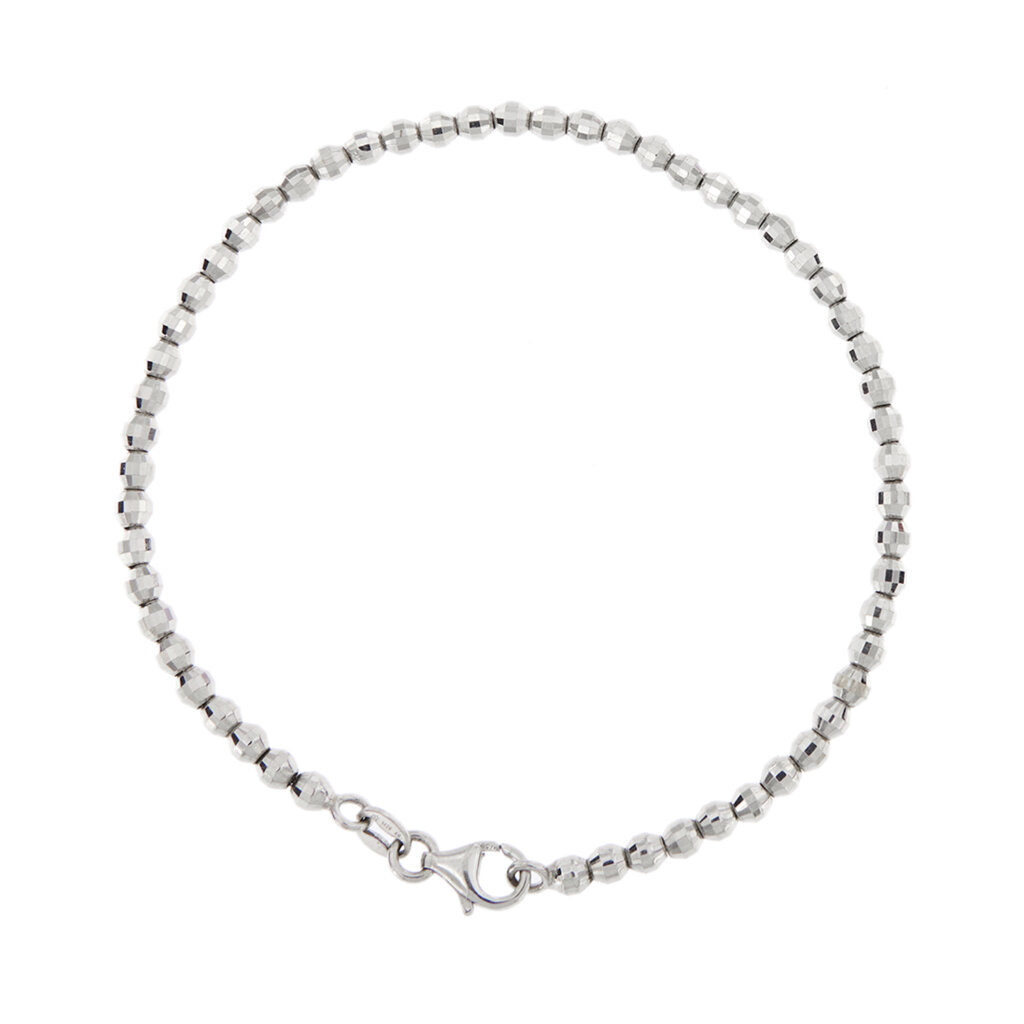 Faceted beads bracelet