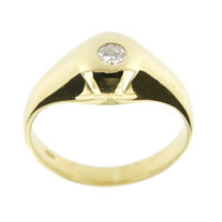 anello uomo oro giallo con diamanti 11