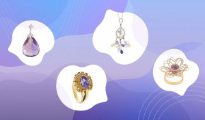 Amethyst and sapphire: the precious stones of Pantone color 2022