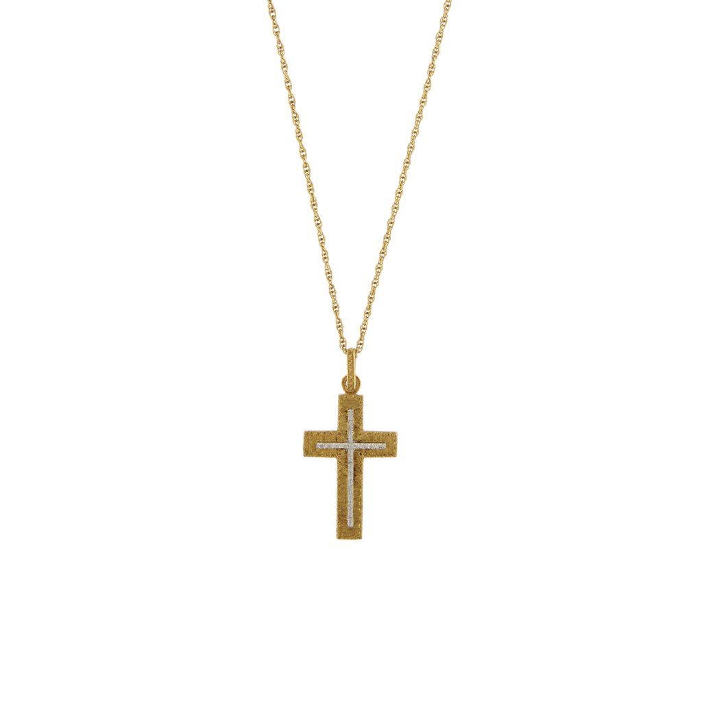 Necklace with cross pendant