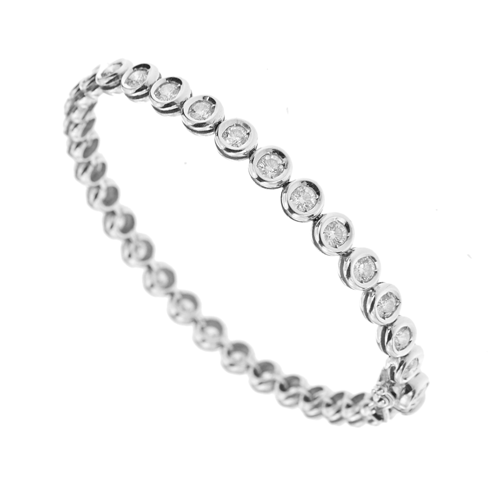 Tennis bracelet with 3.00 ct diamonds