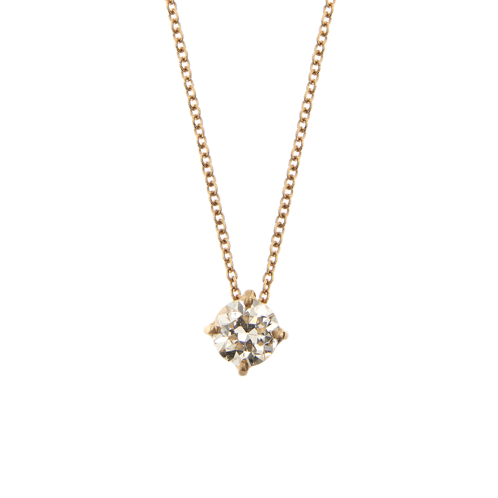 Light point necklace with 0.51 ct diamond