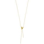 Collana oro giallo maglia pallini con farfalla e pendenti 3