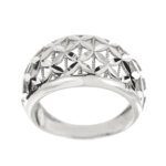 anello a fascia oro bianco