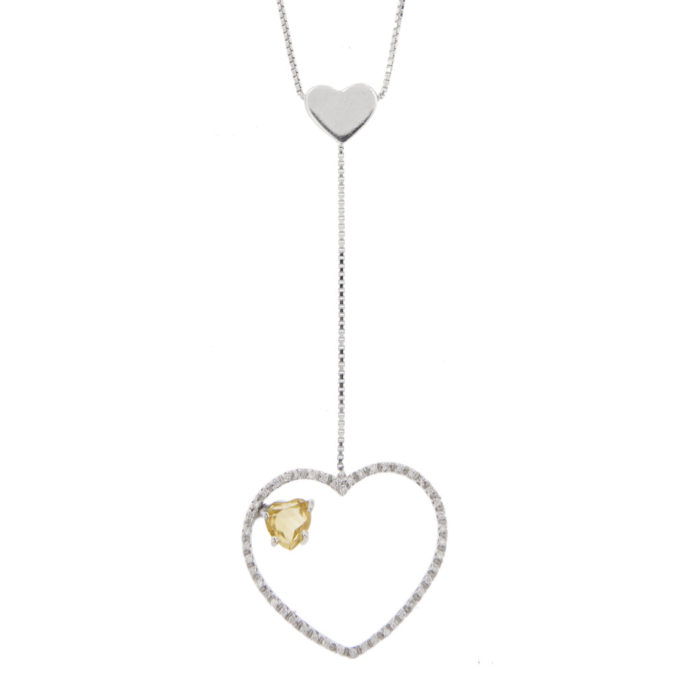 28512-collana-oro-ciondolo-cuore-quarzo-citrino-diamanti 2b