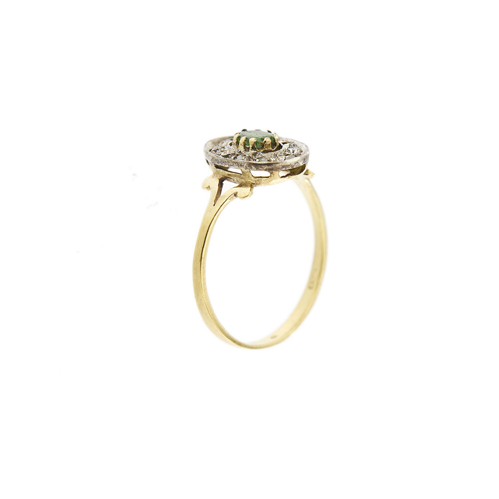 29688-anello-oro-vintage-smeraldo-diamanti 7