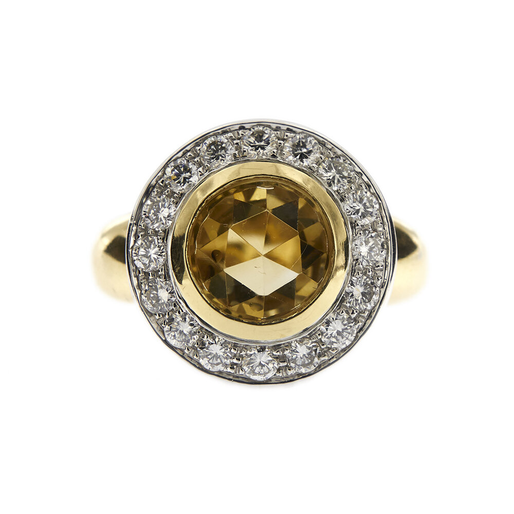 30269-anello-oro-quarzo citrino-diamanti 2
