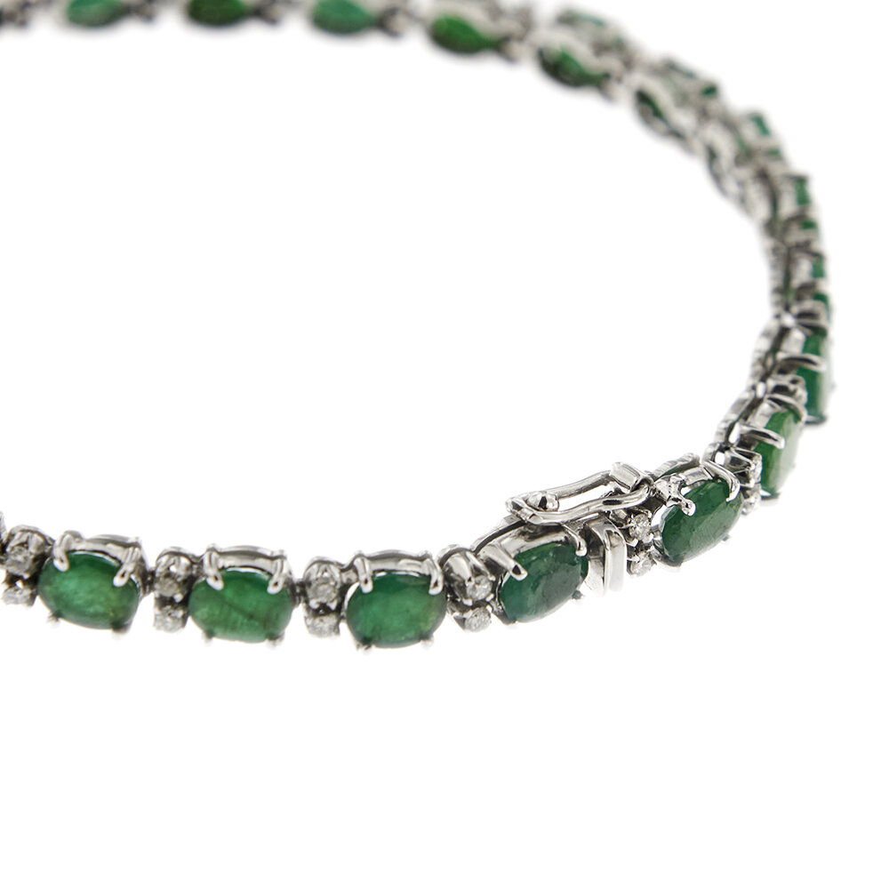 304512-bracciale-oro-tennis-smeraldo-diamanti 3