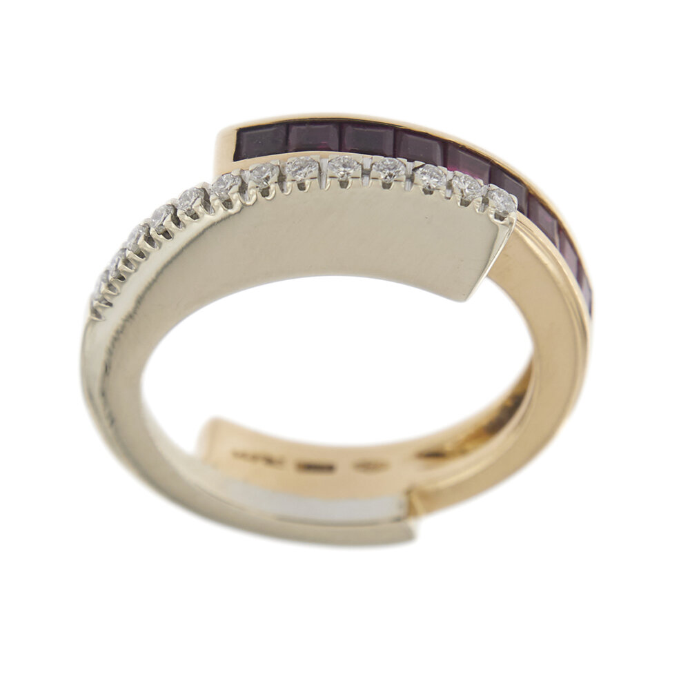 24158-anello-oro-due-ori-rubino-diamanti-alfieri & St. John 1a