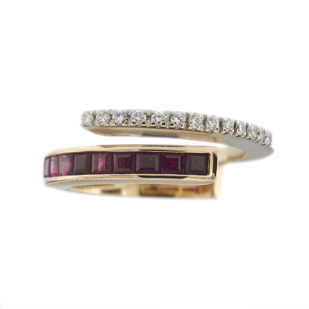 24158-anello-oro-due-ori-rubino-diamanti-alfieri & St. John 6