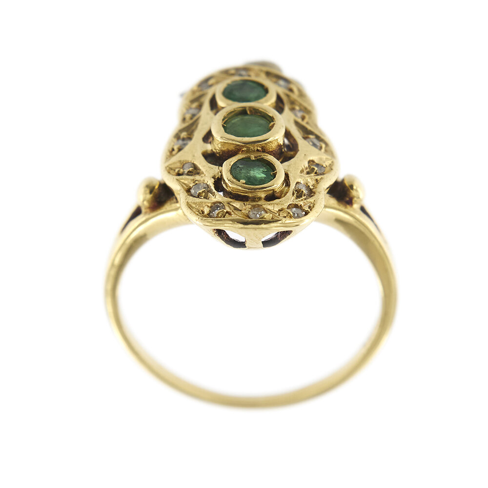 28609-anello-oro-diamanti-smeraldo 1