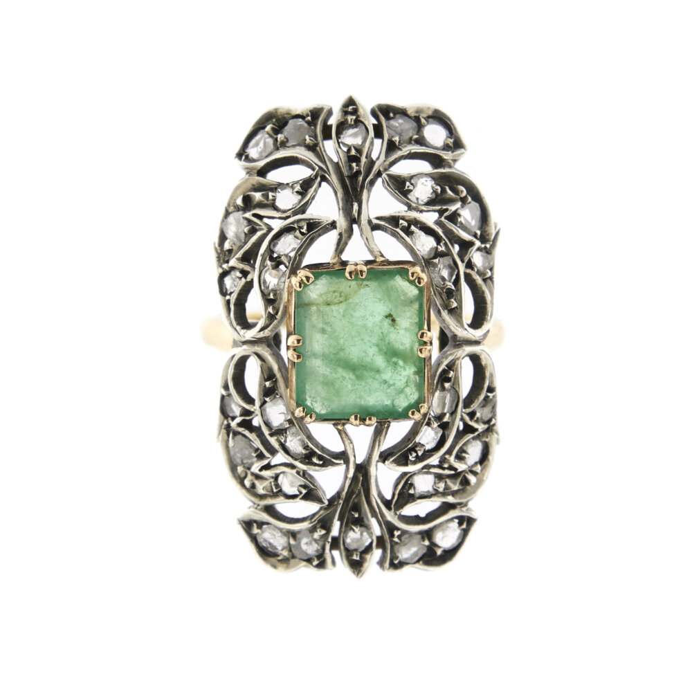 29562-anello-oro-smeraldo-diamanti-vintage 03