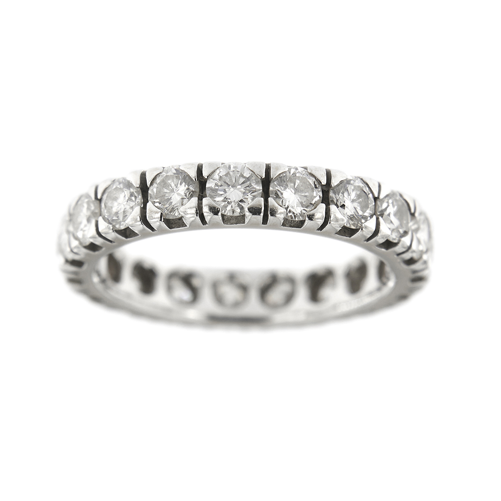 Eternelle ring with diamonds 1.71 ct Finger size 11