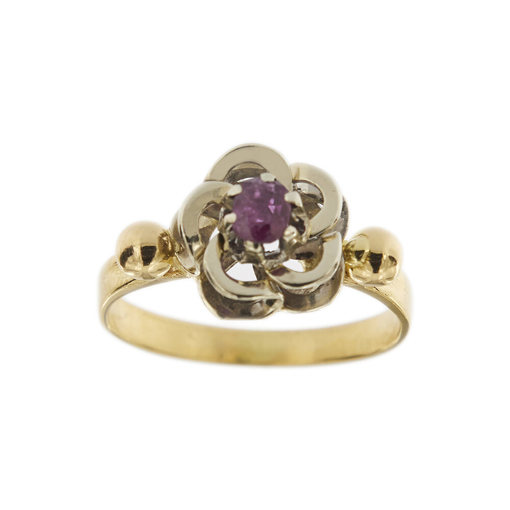 28499-anello-oro-vintage-rubino 3