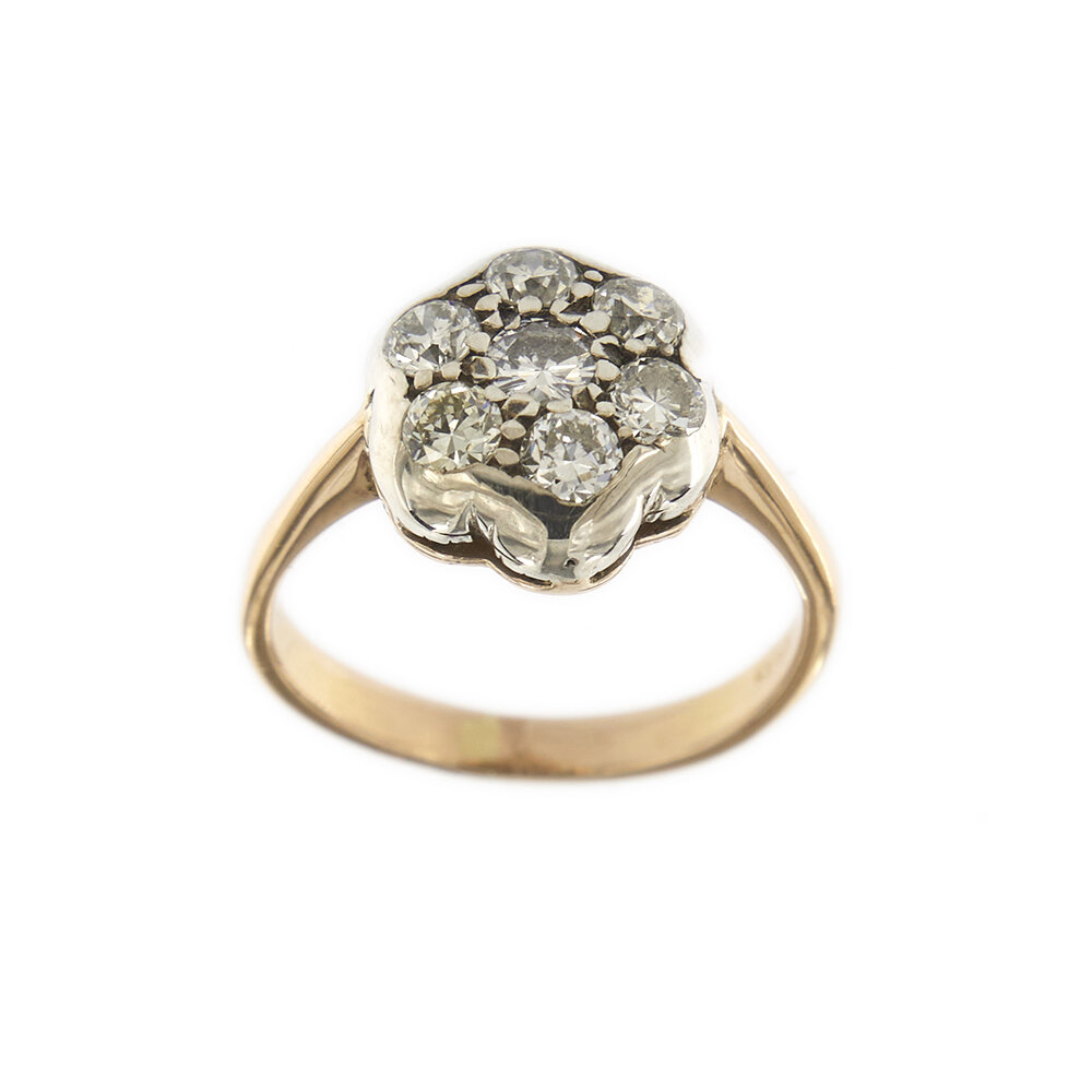 31303-anello-oro-fiore-diamanti-vintage 4