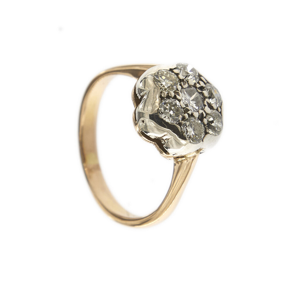 31303-anello-oro-fiore-diamanti-vintage 6