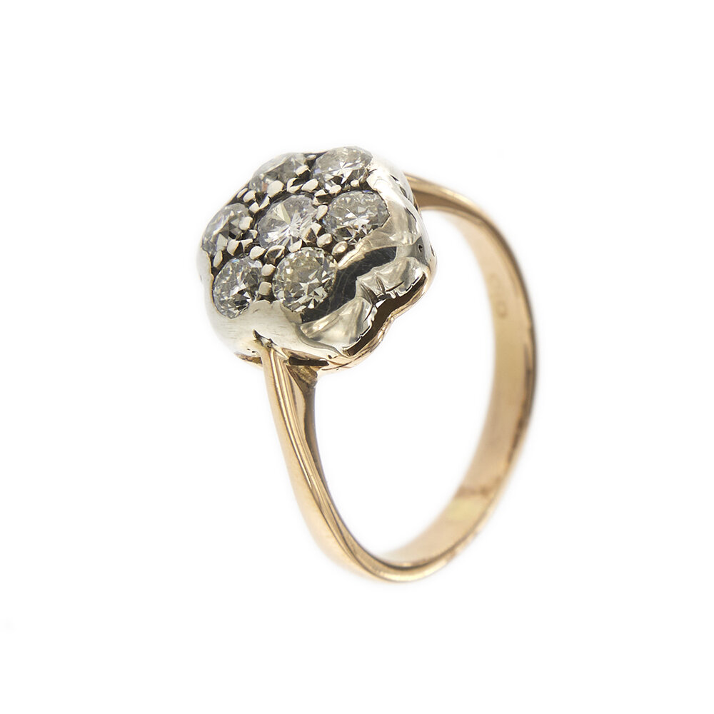 31303-anello-oro-fiore-diamanti-vintage 7