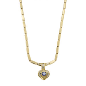 27498-collana-oro-collier-zaffiro-diamanti 1