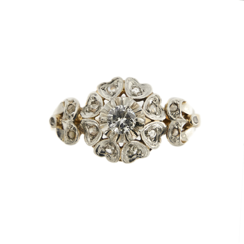 32274-anello-oro-due ori-diamanti-vintage 4