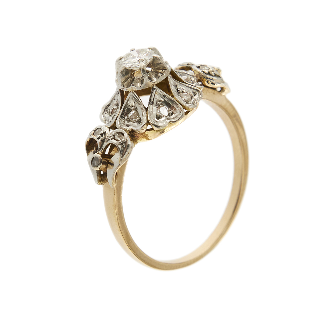 32274-anello-oro-due ori-diamanti-vintage 7