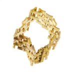 bracciale a fascia tre ori