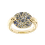 32748-anello-oro-diamanti-zaffiri-sabbia-pomellato 50