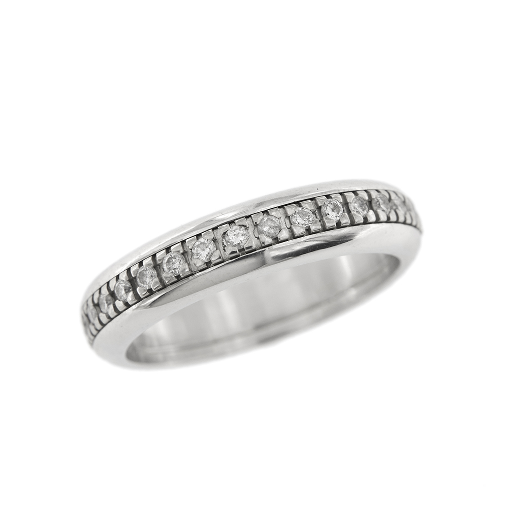 Eternelle wedding ring with diamonds 0.64 ct