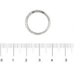 anello eternelle oro bianco con diamanti foto paragone righello per misura gioiello mano dito in cm