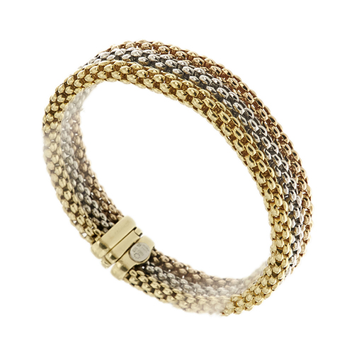 3 gold multi strand bracelet