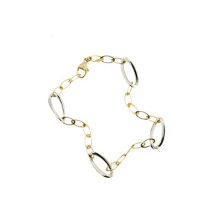 bracciale due ori sfuso maglia cheval