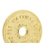 Gettone corsa ridotta di Milano in oro giallo zoom