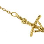 zoom dettaglio collana rosario oro giallo