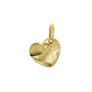 Ciondolo a forma di cuore bombato in oro giallo 18kt. Brand: Pomellato.