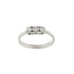 anello trilogy oro bianco con diamanti 3