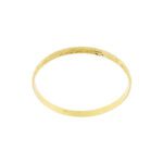 bangle in oro giallo con lavorazioni