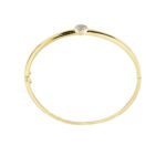 bracciale rigido oro giallo con diamanti Salvini