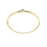 bracciale rigido oro giallo con diamanti Salvini 1