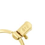 dettaglio incisione su bracciale oro giallo con sterline 2
