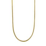 Collana lunga in oro giallo 18kt con maglia pop corn. Brand: Fope.