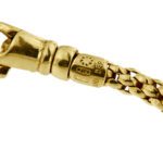 incisione zoom di collana oro Fope