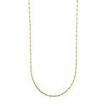 Collana maglia a segmenti in oro giallo 18kt e chiusura a moschettone. Brand: Chimento.
