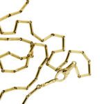 maglia a segmenti oro giallo catena Chimento