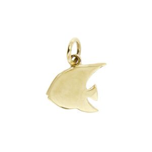 Ciondolo Dodo a forma di pesce angelo in oro giallo 18kt, significato/messaggio: "FACCIO MIRACOLI". Brand: Dodo.